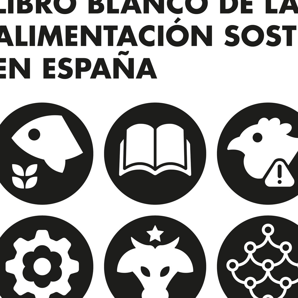 Portada de El libro blanco de la alimentación sostenible en España.